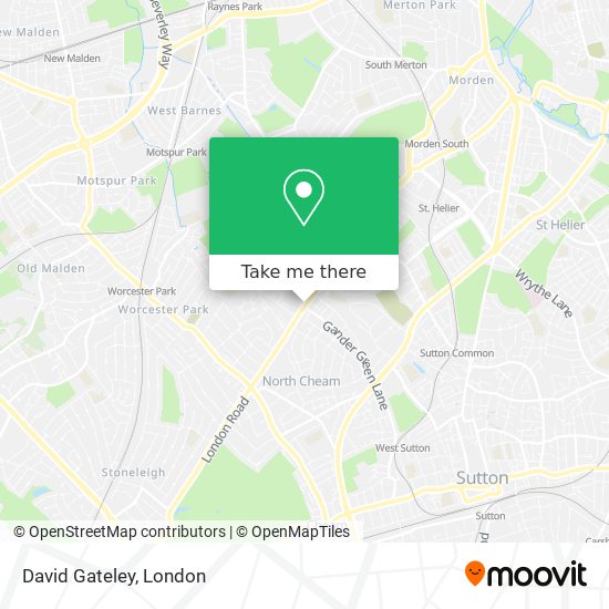 David Gateley map