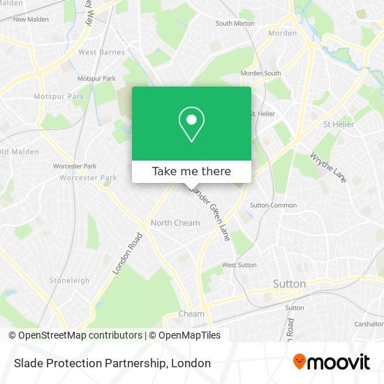 Slade Protection Partnership map