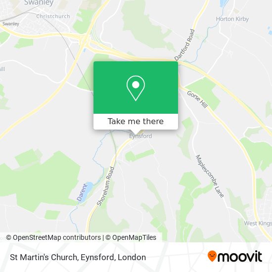 St Martin's Church, Eynsford map