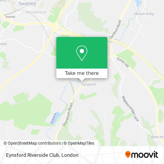 Eynsford Riverside Club map