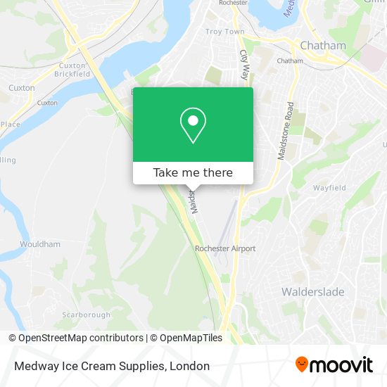 Medway Ice Cream Supplies map