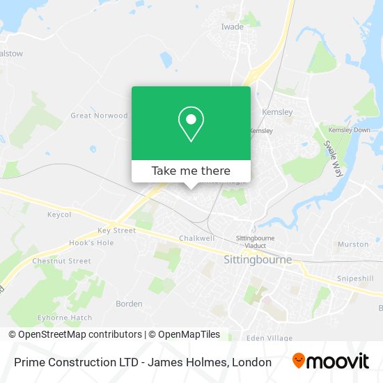 Prime Construction LTD - James Holmes map