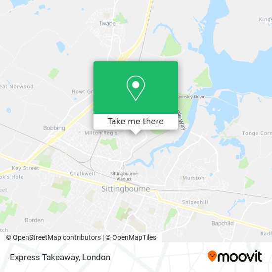 Express Takeaway map
