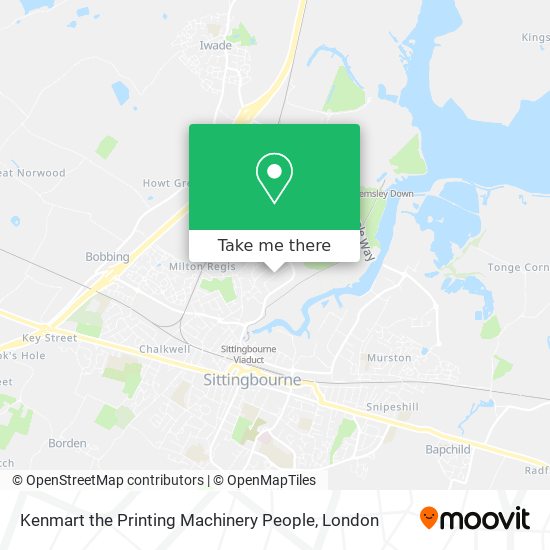 Kenmart the Printing Machinery People map