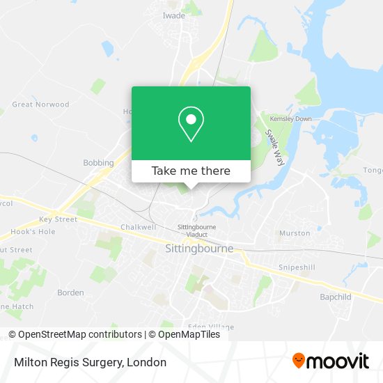 Milton Regis Surgery map