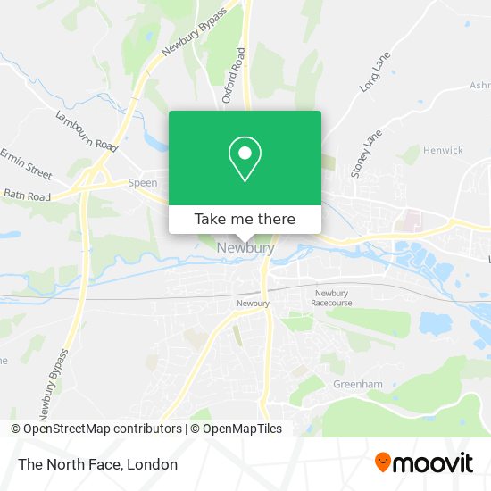 The North Face map