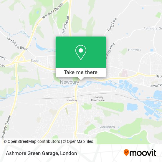 Ashmore Green Garage map
