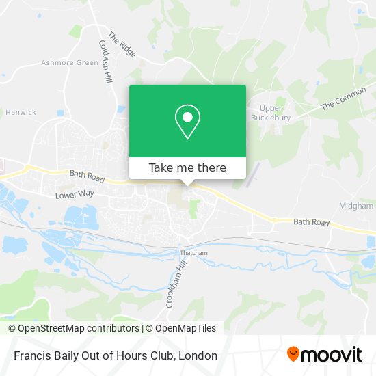 Francis Baily Out of Hours Club map