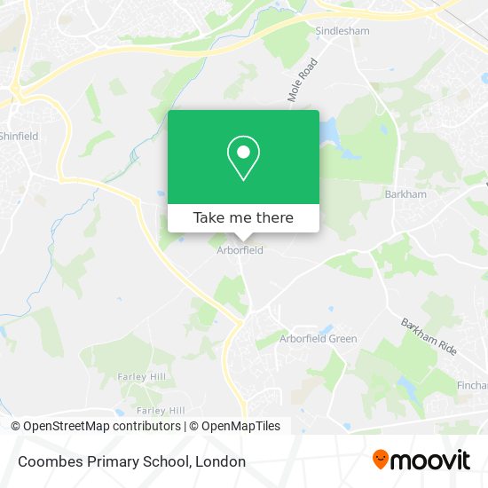 Coombes Primary School map