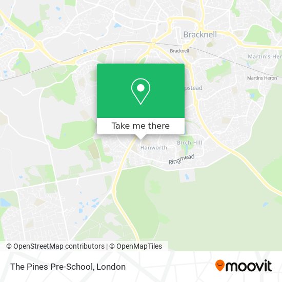 The Pines Pre-School map