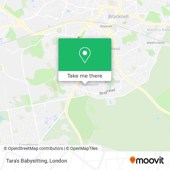 Tara's Babysitting map