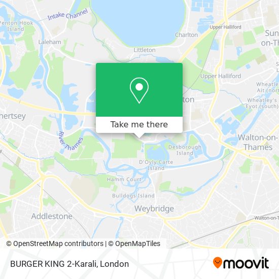 BURGER KING 2-Karali map