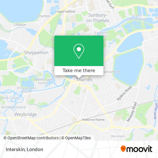 Interskin map