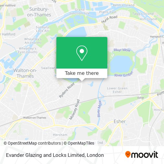 Evander Glazing and Locks Limited map