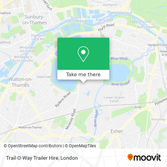 Trail-O-Way Trailer Hire map