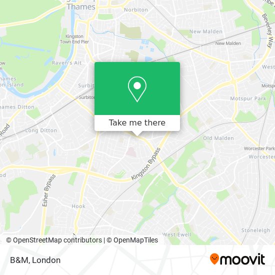B&M map