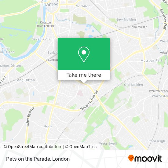 Pets on the Parade map
