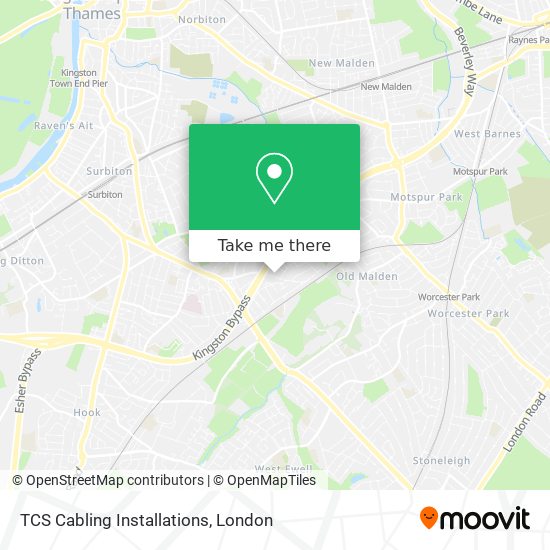TCS Cabling Installations map