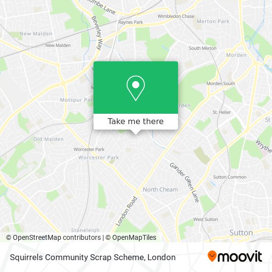 Squirrels Community Scrap Scheme map