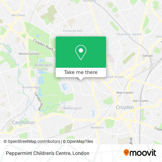 Peppermint Children's Centre map