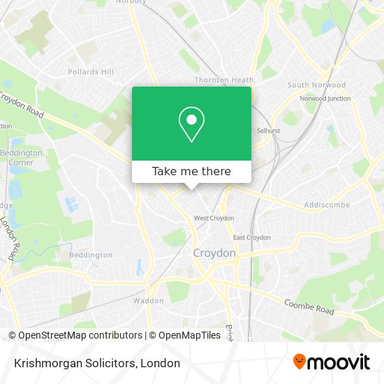 Krishmorgan Solicitors map