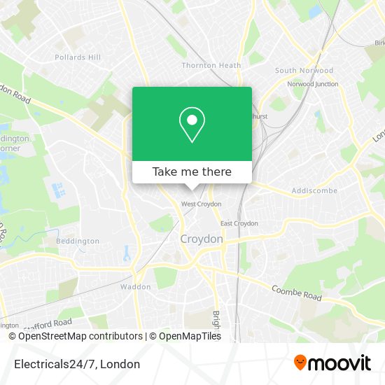 Electricals24/7 map
