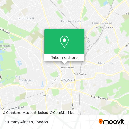 Mummy African map