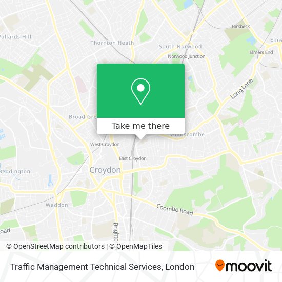 Traffic Management Technical Services map