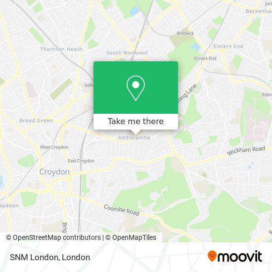 SNM London map