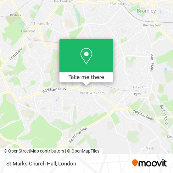 St Marks Church Hall map