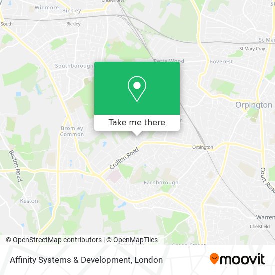 Affinity Systems & Development map