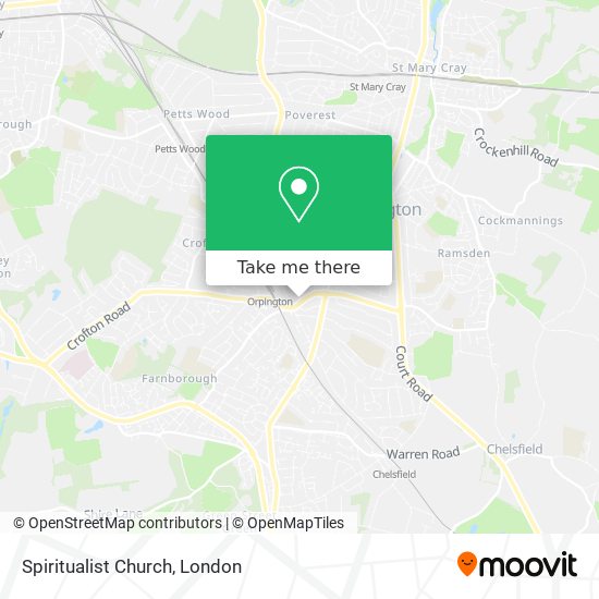 Spiritualist Church map