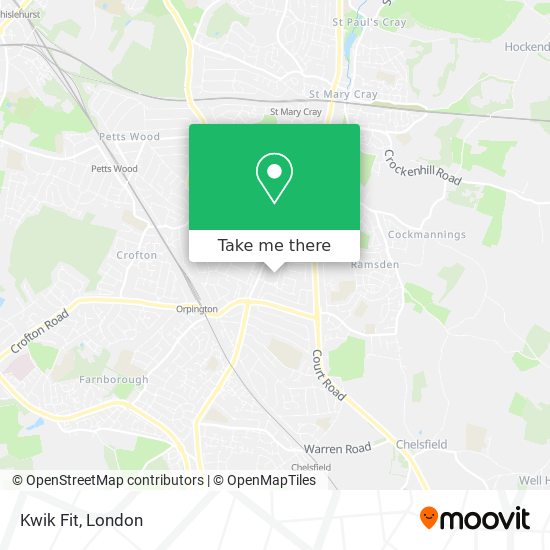 Kwik Fit map