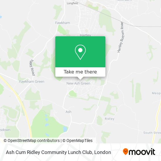Ash Cum Ridley Community Lunch Club map