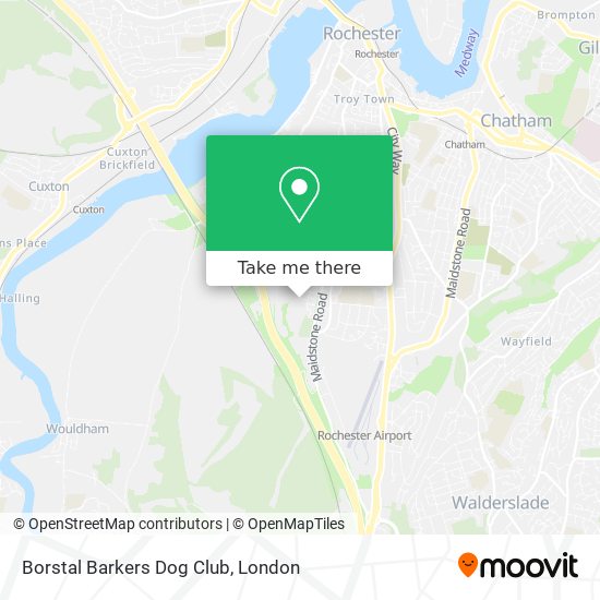 Borstal Barkers Dog Club map