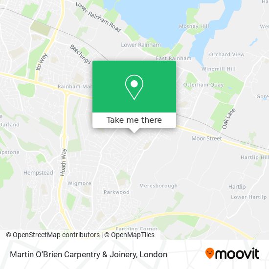 Martin O'Brien Carpentry & Joinery map