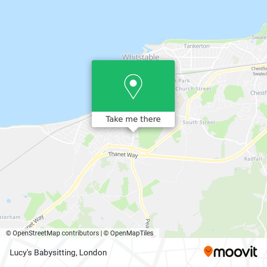Lucy's Babysitting map