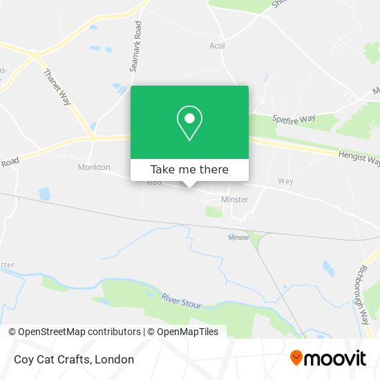 Coy Cat Crafts map