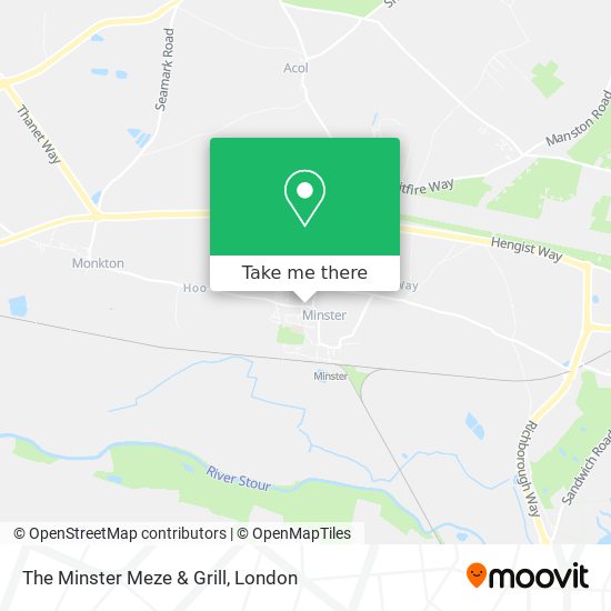 The Minster Meze & Grill map
