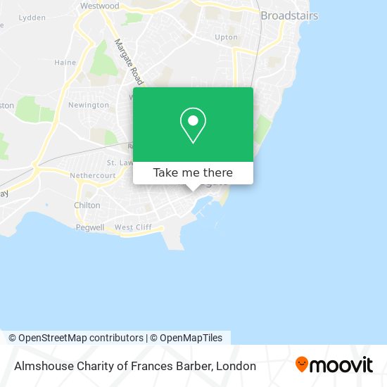 Almshouse Charity of Frances Barber map