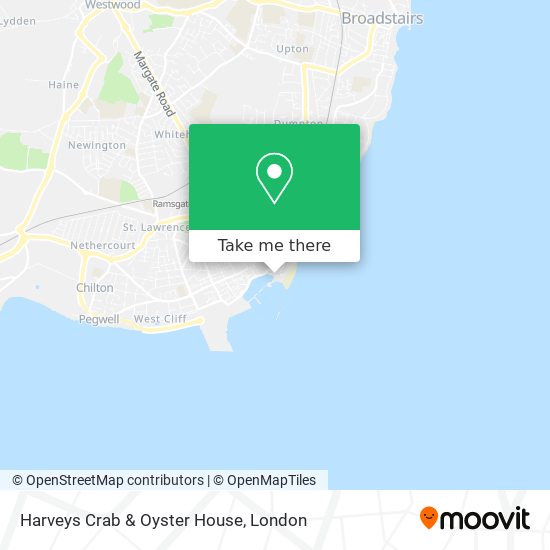 Harveys Crab & Oyster House map