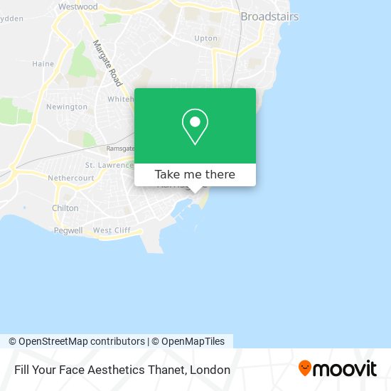 Fill Your Face Aesthetics Thanet map