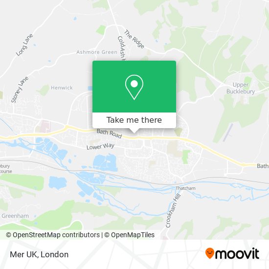Mer UK map
