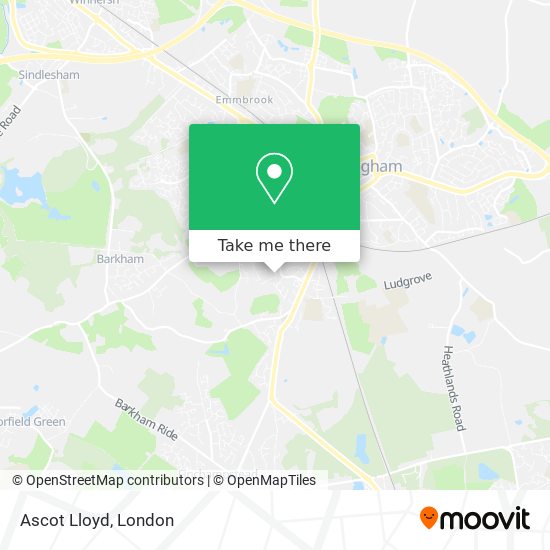 Ascot Lloyd map