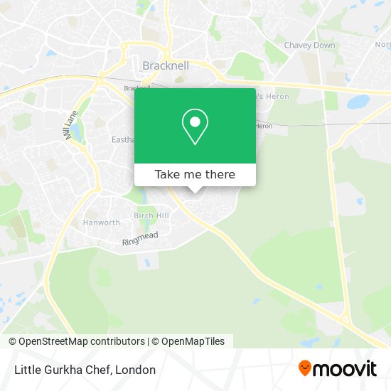 Little Gurkha Chef map
