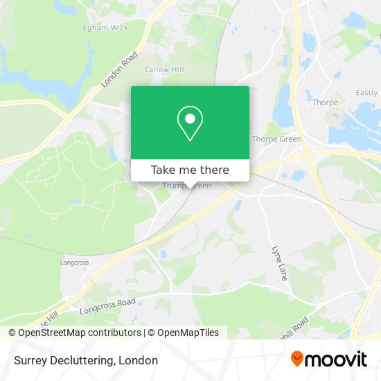 Surrey Decluttering map