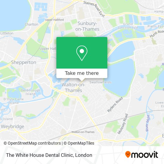 The White House Dental Clinic map
