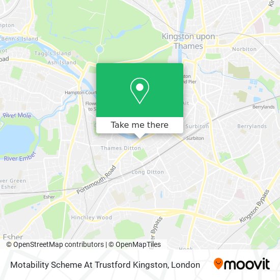 Motability Scheme At Trustford Kingston map