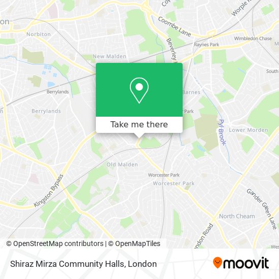 Shiraz Mirza Community Halls map