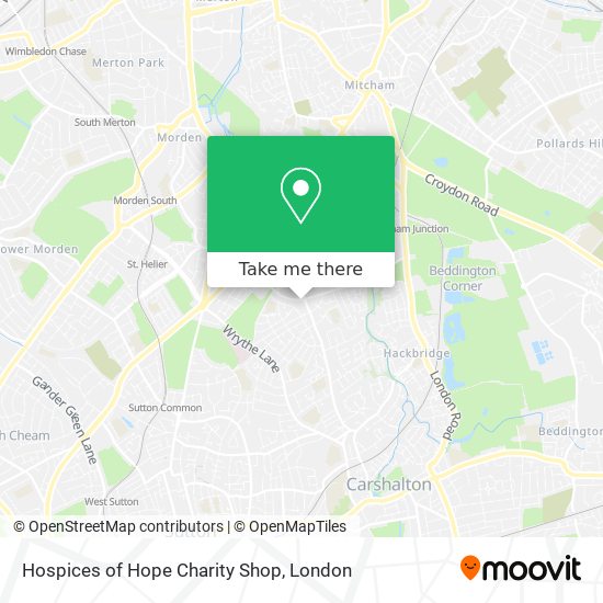 Hospices of Hope Charity Shop map